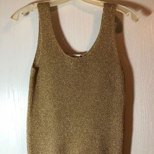 Gold Metallic Tank
